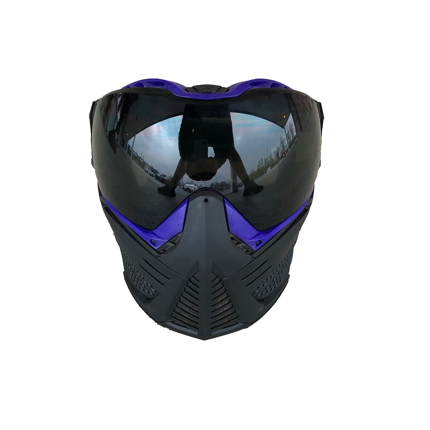 Push Unite Paintball Goggle - Purple Out w/ Purple Camo Strap