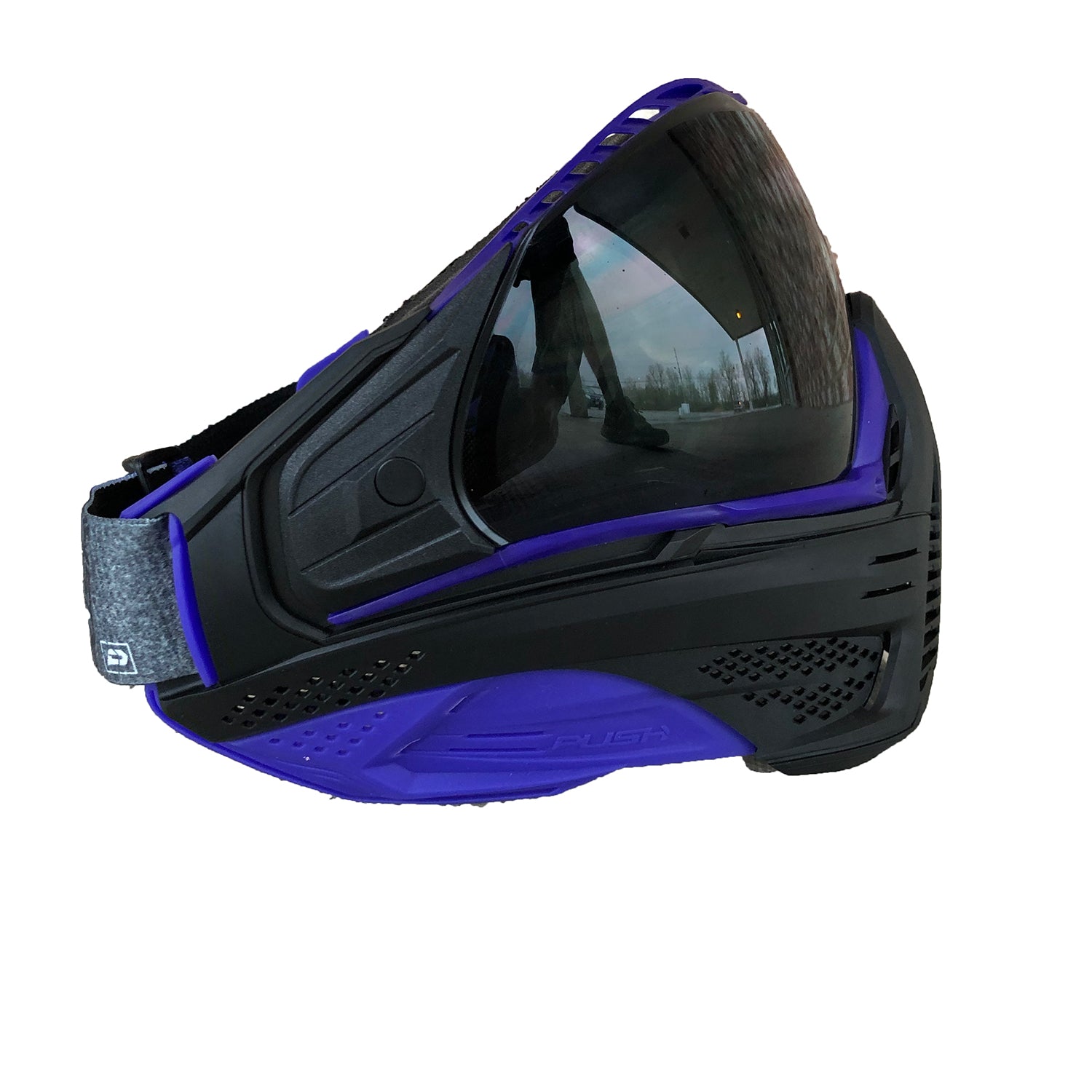 Push Unite Paintball Goggle - Purple Out w/ Purple Camo Strap