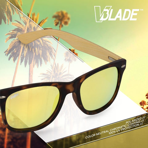 Virtue V.Blade Sunglasses - Bamboo Gold Tortoise