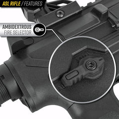 Valken ASL Mod-M AEG Airsoft Rifle Battery & Charger Combo - Black