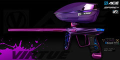 Virtue Ace Luxe X Paintball Marker + Spire IV - Dark Amethyst Purple