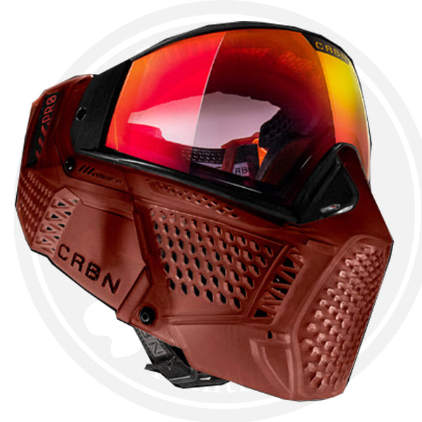 Carbon ZERO Pro Paintball Mask - More Coverage - Blood