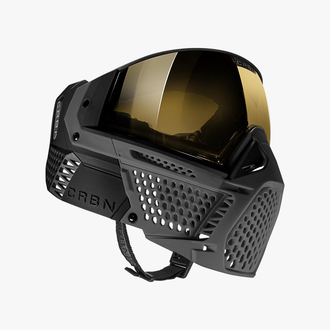 Carbon ZERO SLD Paintball Mask - Less Coverage - Coal