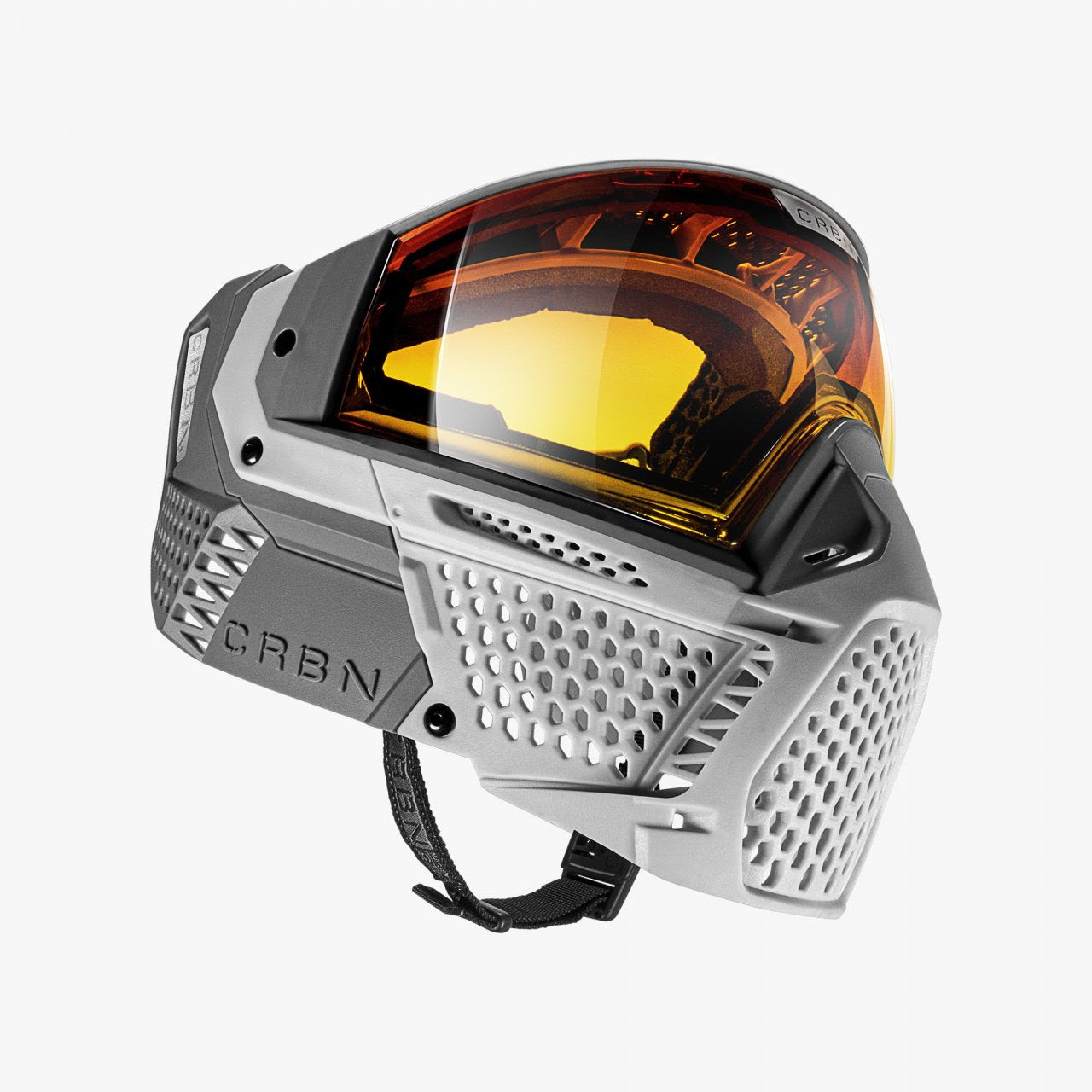 Carbon ZERO SLD Paintball Mask - Less Coverage - Light Grey