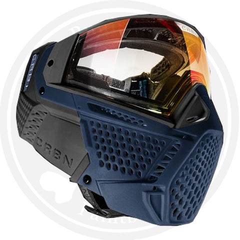 Carbon ZERO SLD Paintball Mask - More Coverage - Royal