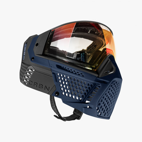 Carbon ZERO SLD Paintball Mask - Less Coverage - Royal