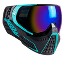 KLR Goggle Abyss (Black/Teal - Cobalt Lens)