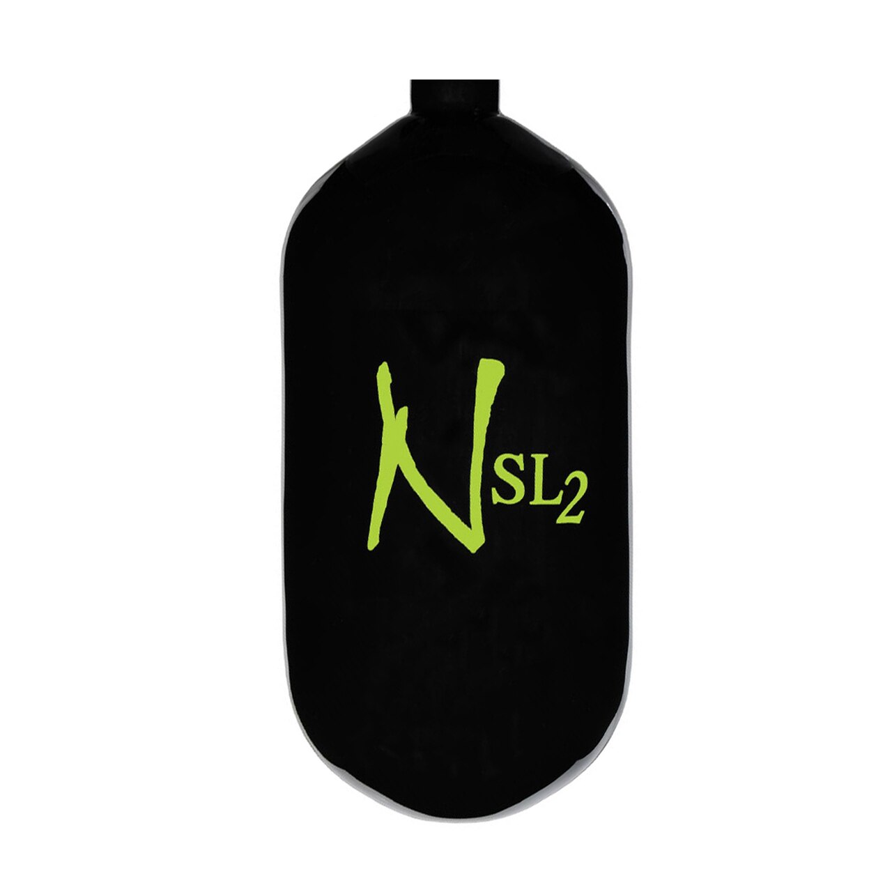 Ninja SL2 77/4500 Paintball Tank BOTTLE ONLY - Black/Lime