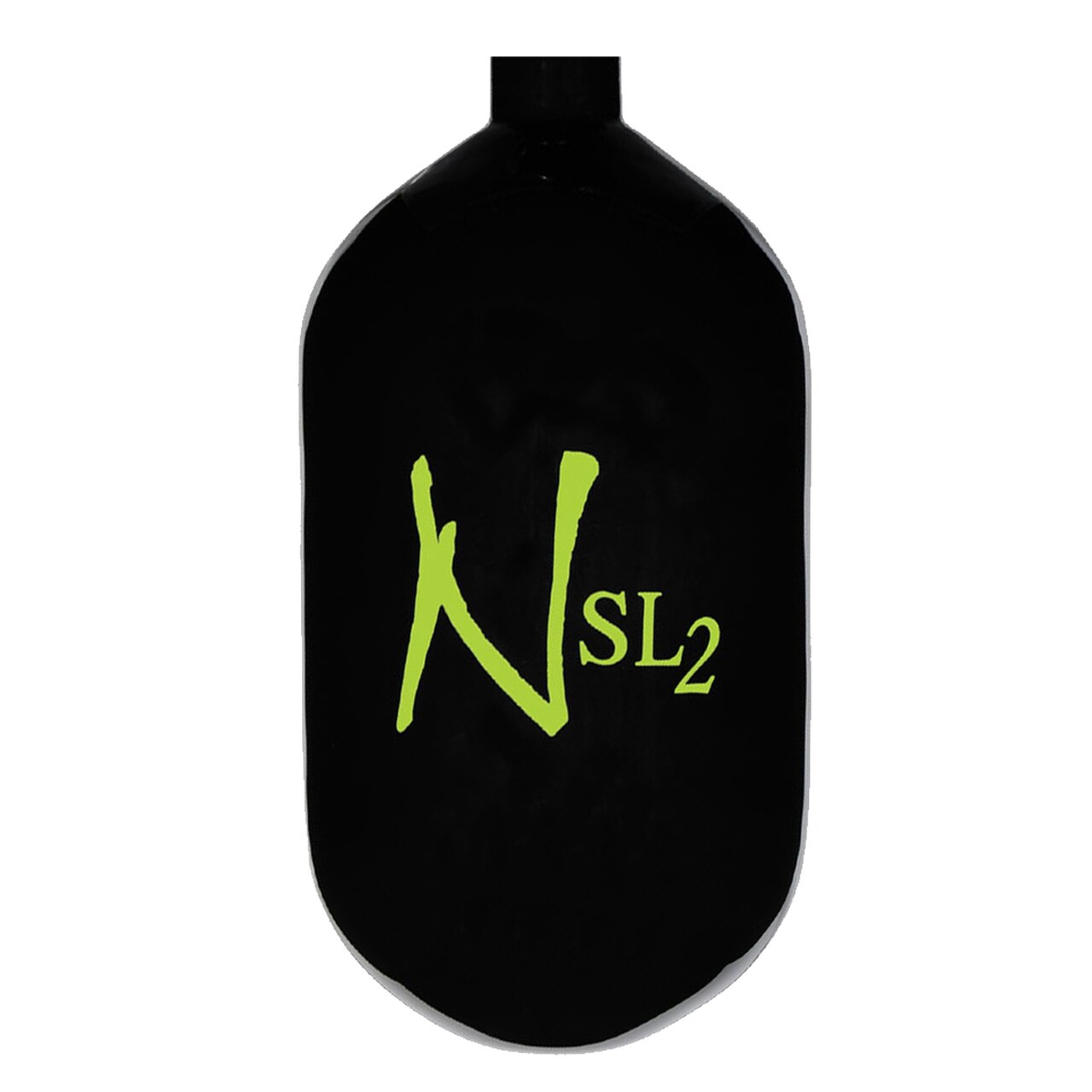 Ninja SL2 68/4500 Carbon Fiber Paintball Tank BOTTLE ONLY - Black/Lime