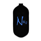 Ninja SL2 77/4500 Paintball Tank BOTTLE ONLY - Black/Blue