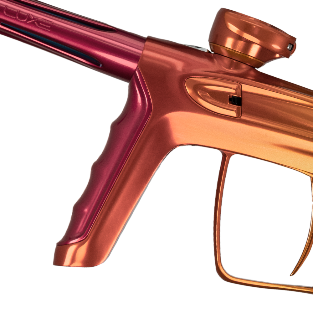 DLX Luxe TM40 Paintball Gun - LE Fade - Sunrise - Orange/Red