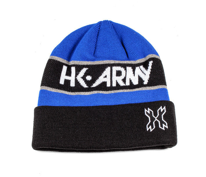 HK Attack Beanie - Blue / Black / White