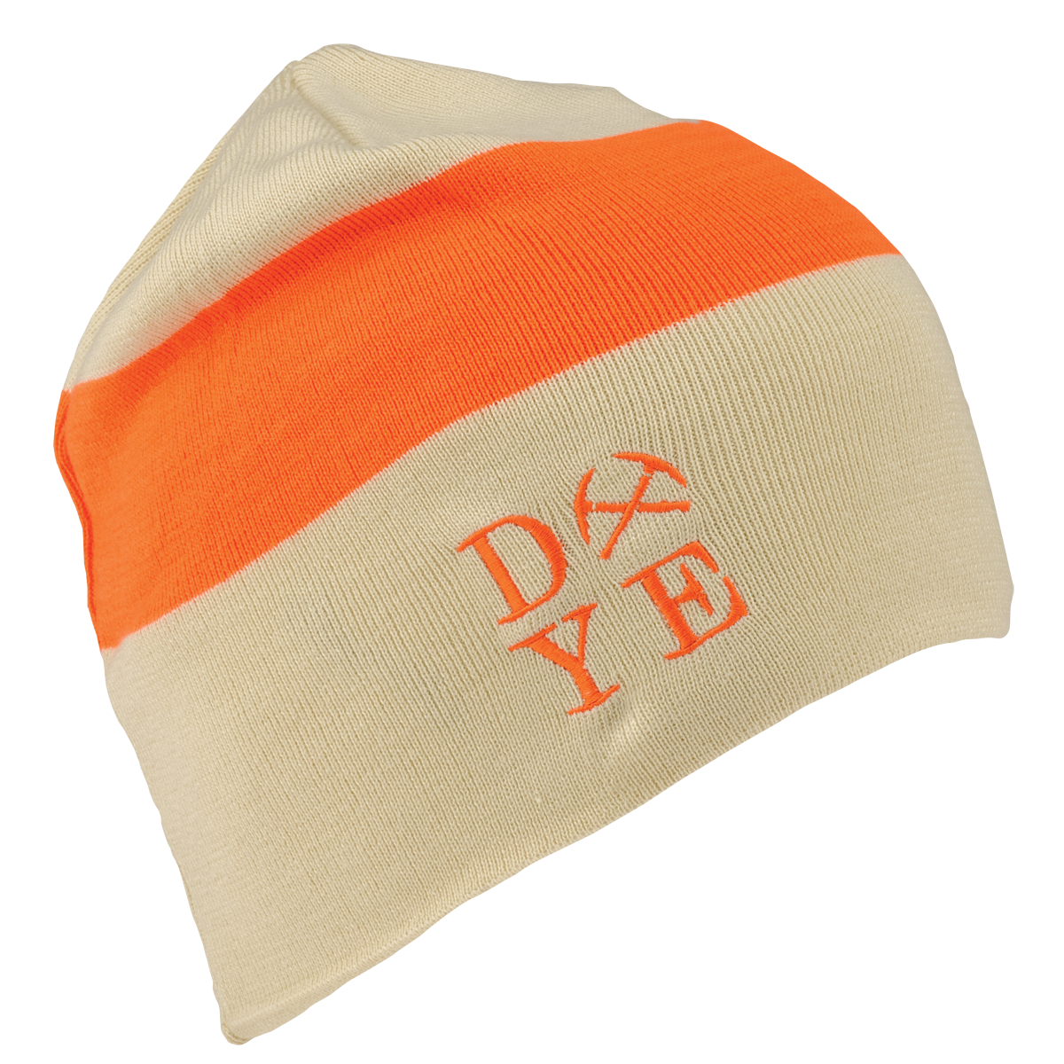 Dye Beanie - 3AM Tan / Hunter Orange