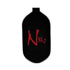 Ninja SL2 68/4500 Carbon Fiber Paintball Tank BOTTLE ONLY - Black/Red