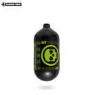 Infamous Skeleton Air "Hyperlight" Paintball Tank BOTTLE ONLY - Diamond Series - Black / Volt - 80/4500 PSI