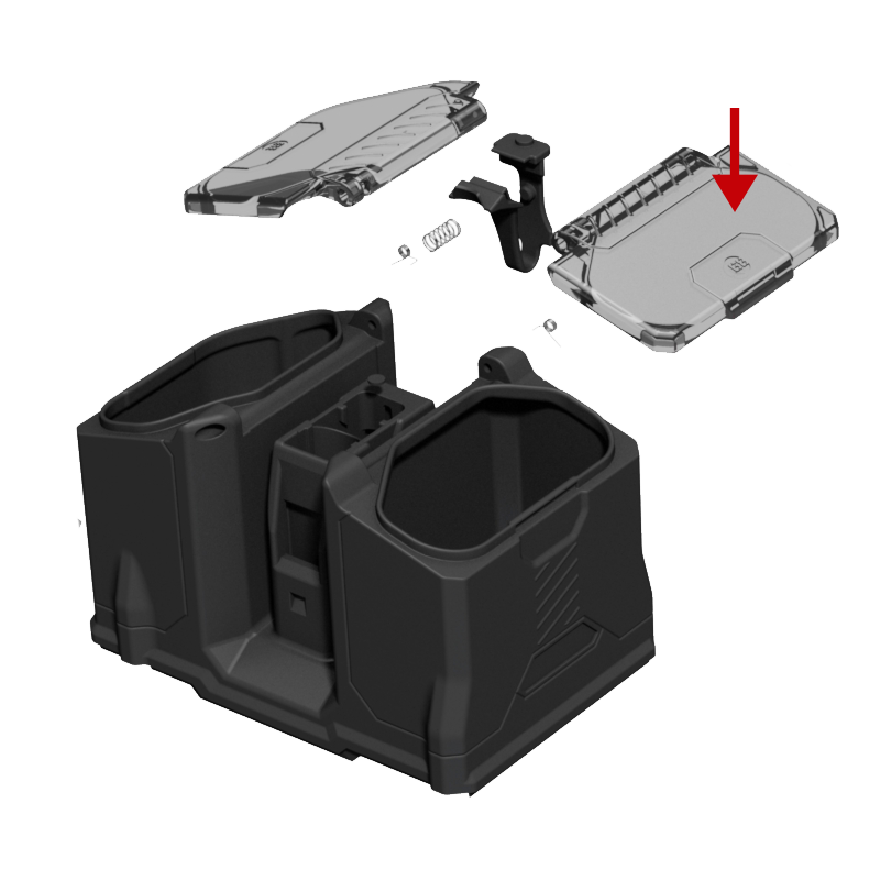 Box Rotor Lid   Tan (Reft)