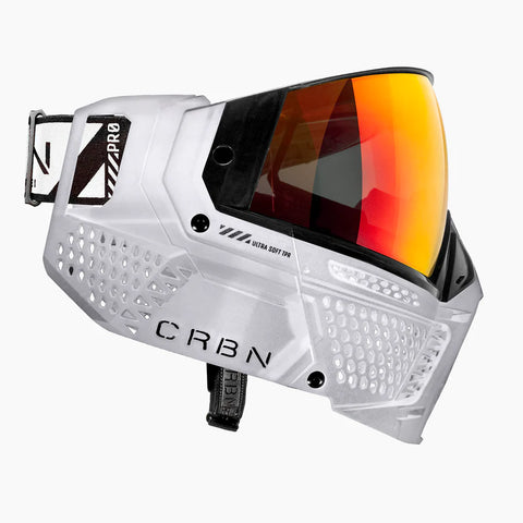 Carbon ZERO Pro Paintball Mask - Less Coverage - Clear