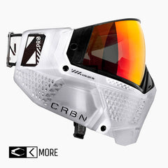 Carbon ZERO Pro Paintball Mask - More Coverage - Clear