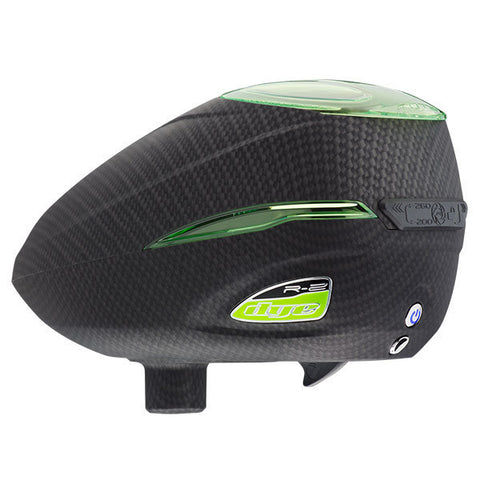 Dye Rotor R2 Paintball Loader - Carbon/Lime