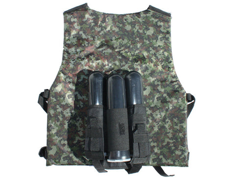 Gen X Global Reversible Basic Tactical Vest - Black/Digi Green