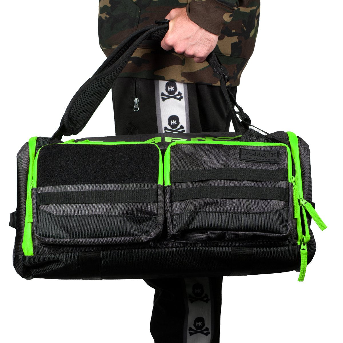 HK Army Expand Gear Bag Backpack 35L - Shroud Black/Green