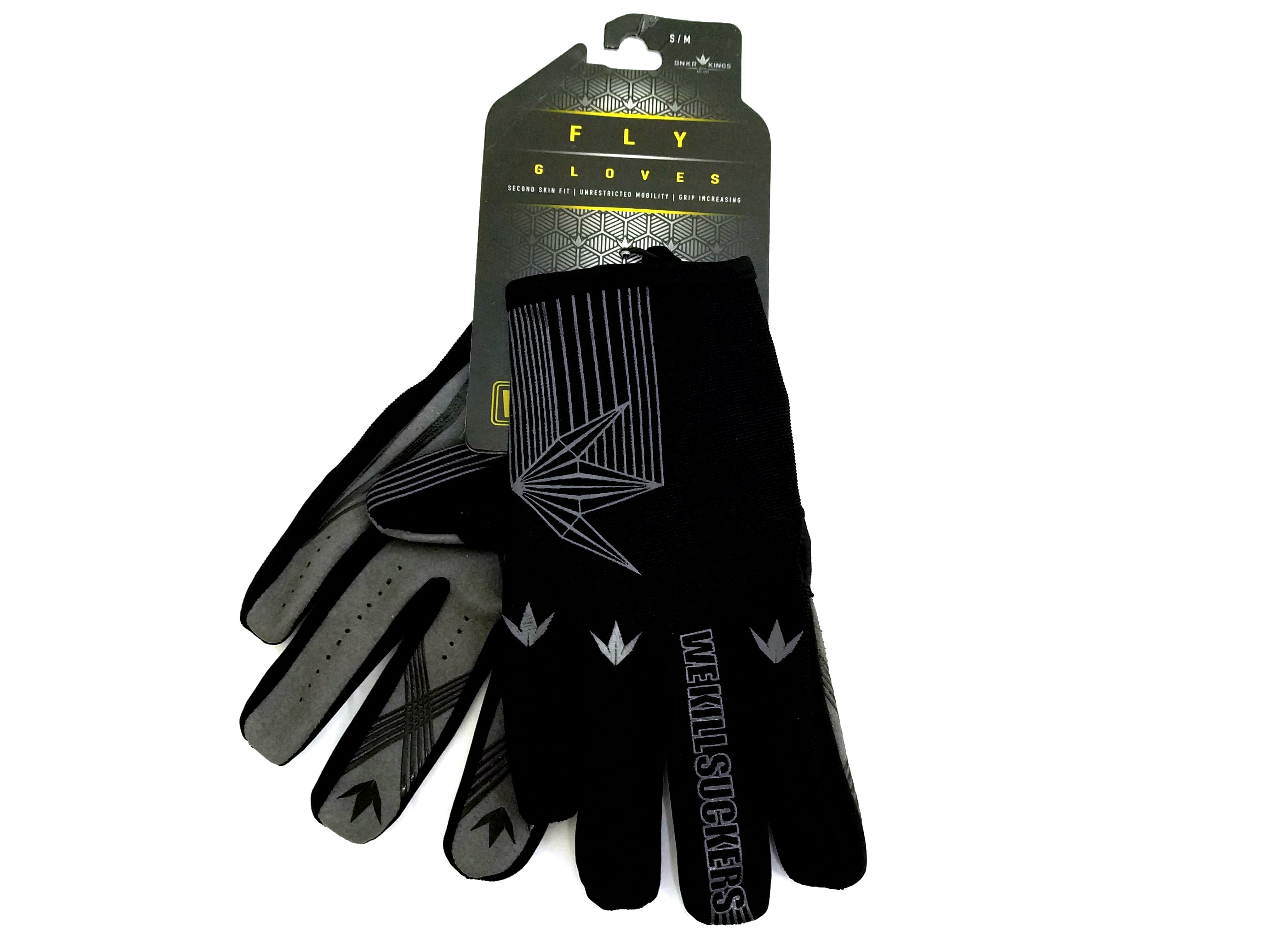 Bunker Kings Fly Paintball Gloves- Black- LG/XL