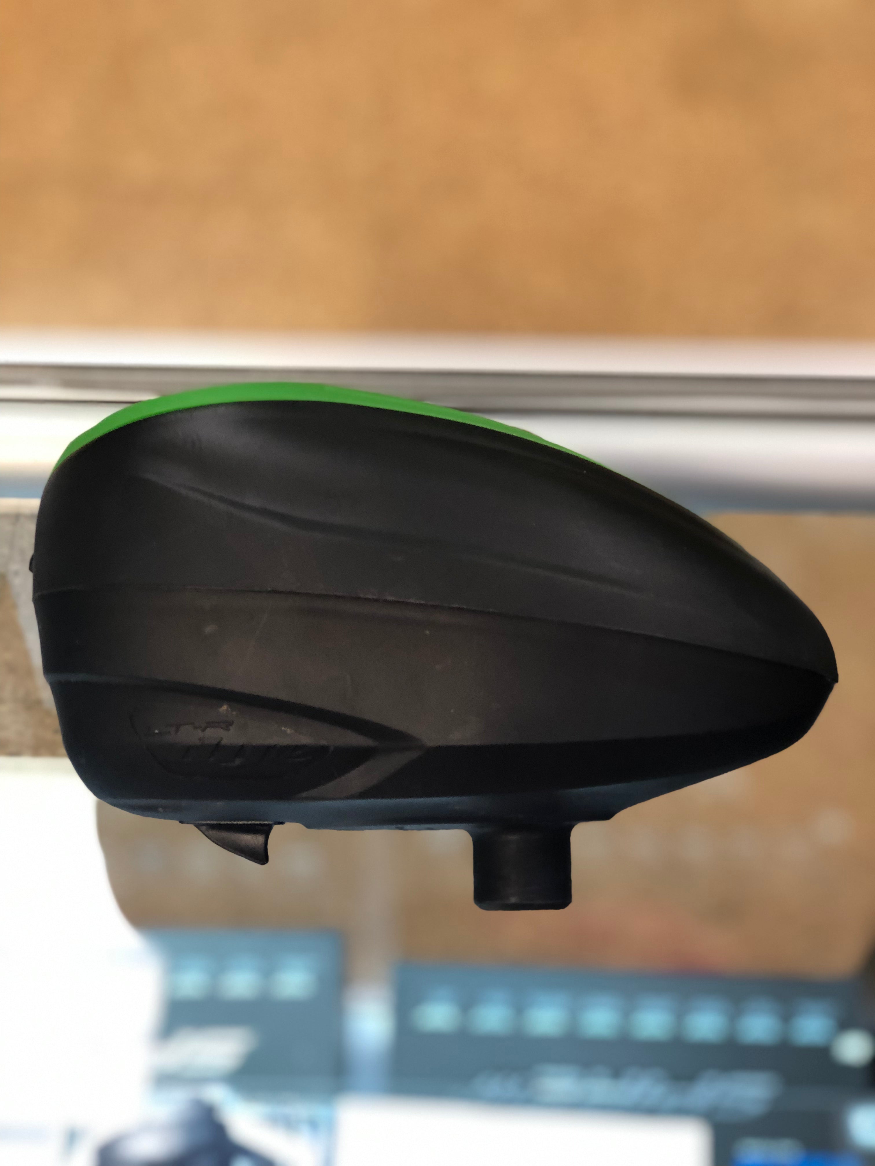 Used Dye LT-R Loader- Black with Lime Exalt Speed Feed