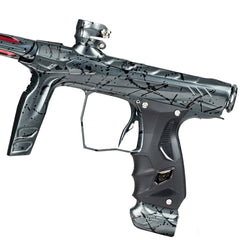 HK Army Shocker AMP Paintball Gun - Graphite Splash (Pewter/Black)