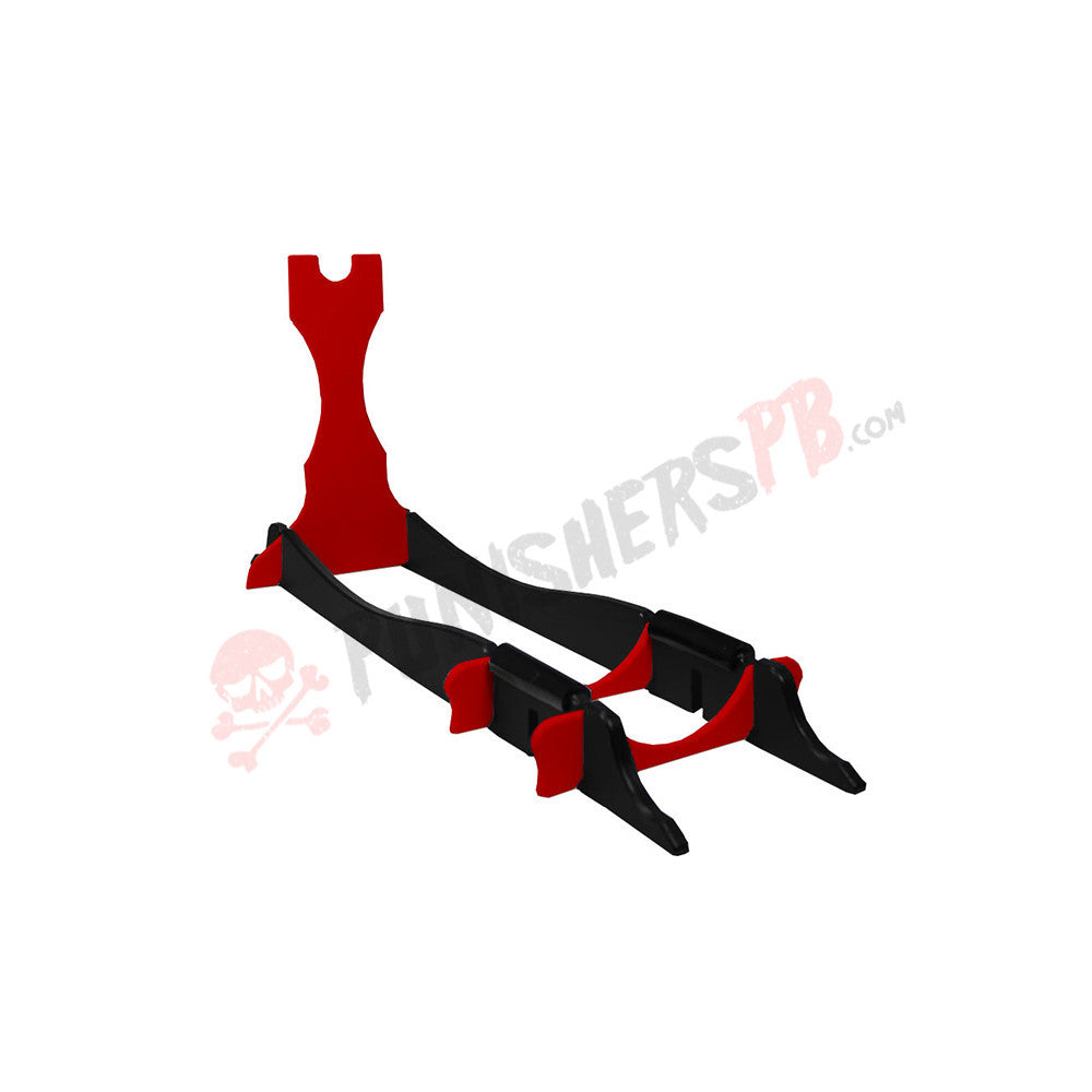 Gun Triangular Red Stand Guru Gun Stand - Red