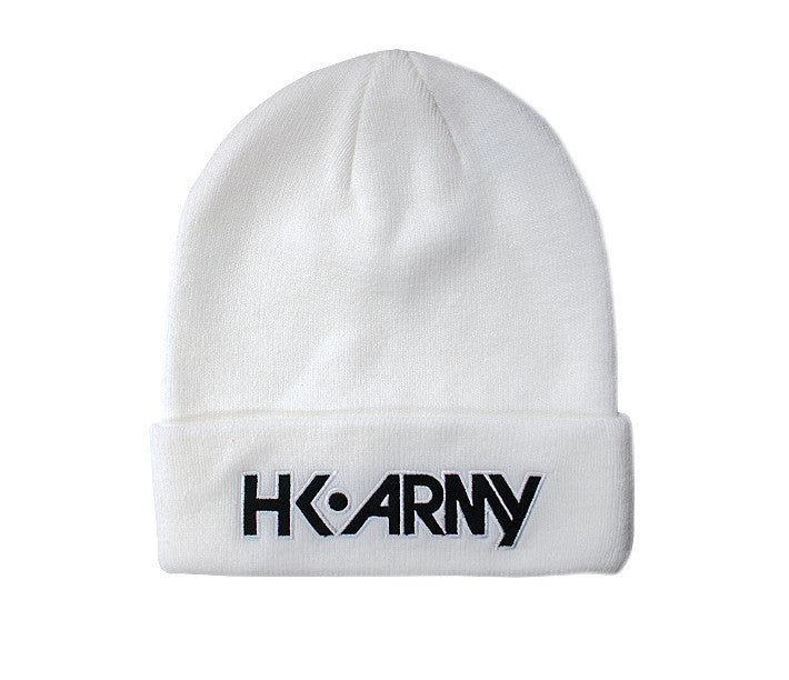 HK Army Beanie - White