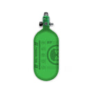 Infamous Skeleton Air "Hyperlight" Paintball Tank w/ Haymaker 500 Reg - Green / Green - 80/4500 PSI