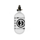 Infamous Skeleton Air "Hyperlight" Paintball Tank w/ Haymaker 500 Reg - White / Black - 80/4500 PSI