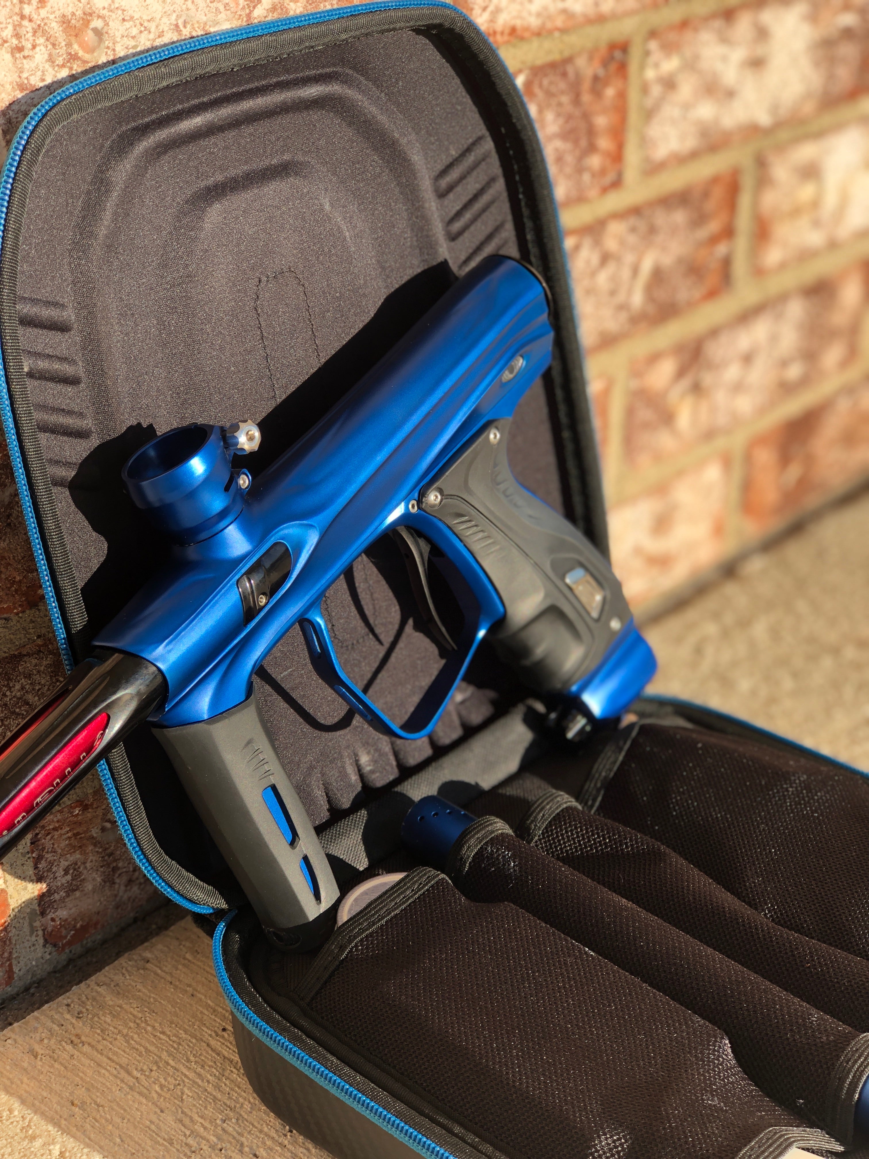 Used Shocker XLS Paintball Gun - Dust Blue