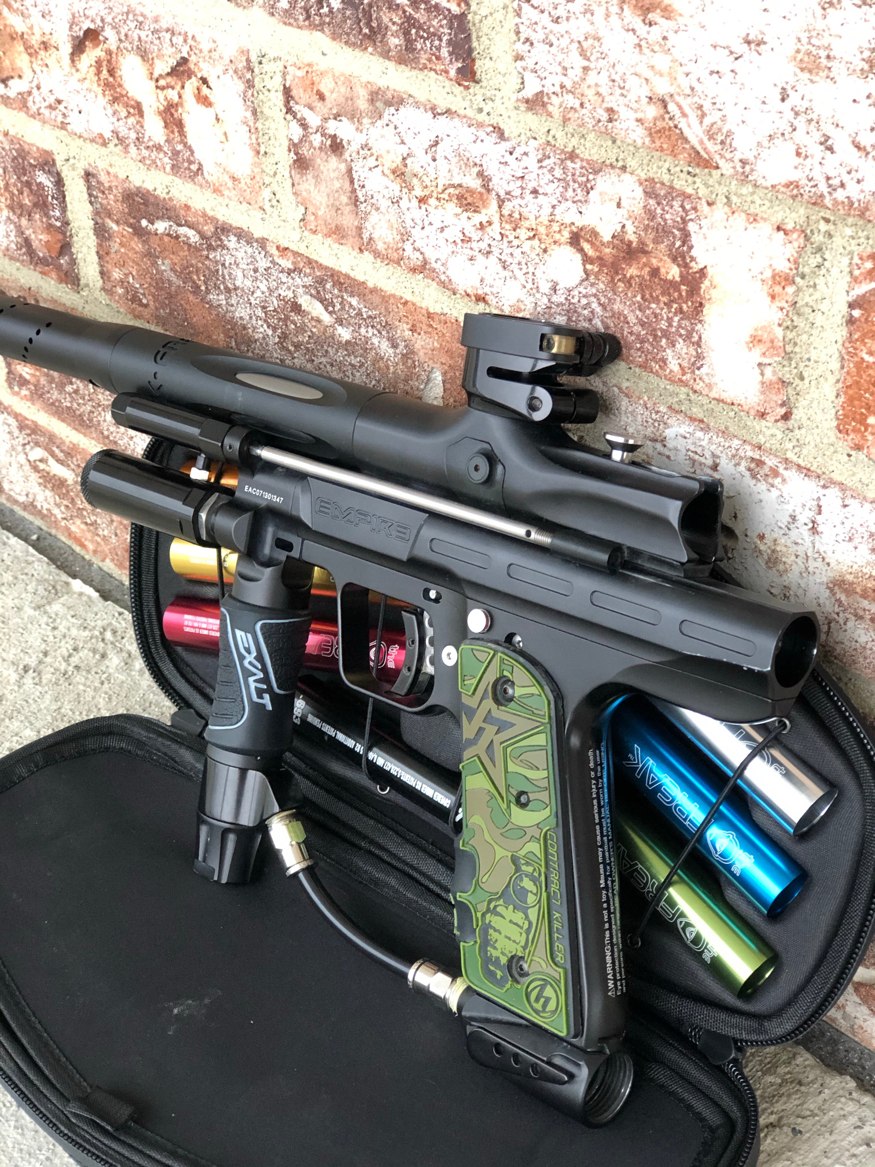 Used Empire Resurrection Autococker Paintball Marker Dust Black