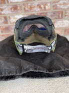 Used V-Force Grill SE Paintball Mask - Digital Camo w/ Visor and Soft goggle bag