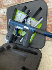 Used Planet Eclipse CS2 Pro Paintball Gun - Blue Lightning w/ Infamous Deuce Trigger