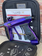 Used DLX Luxe X Paintball Gun - Gloss Purple / Gloss Black