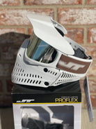 Used JT Proflex Paintball Mask - LE White w/Goggle Bag