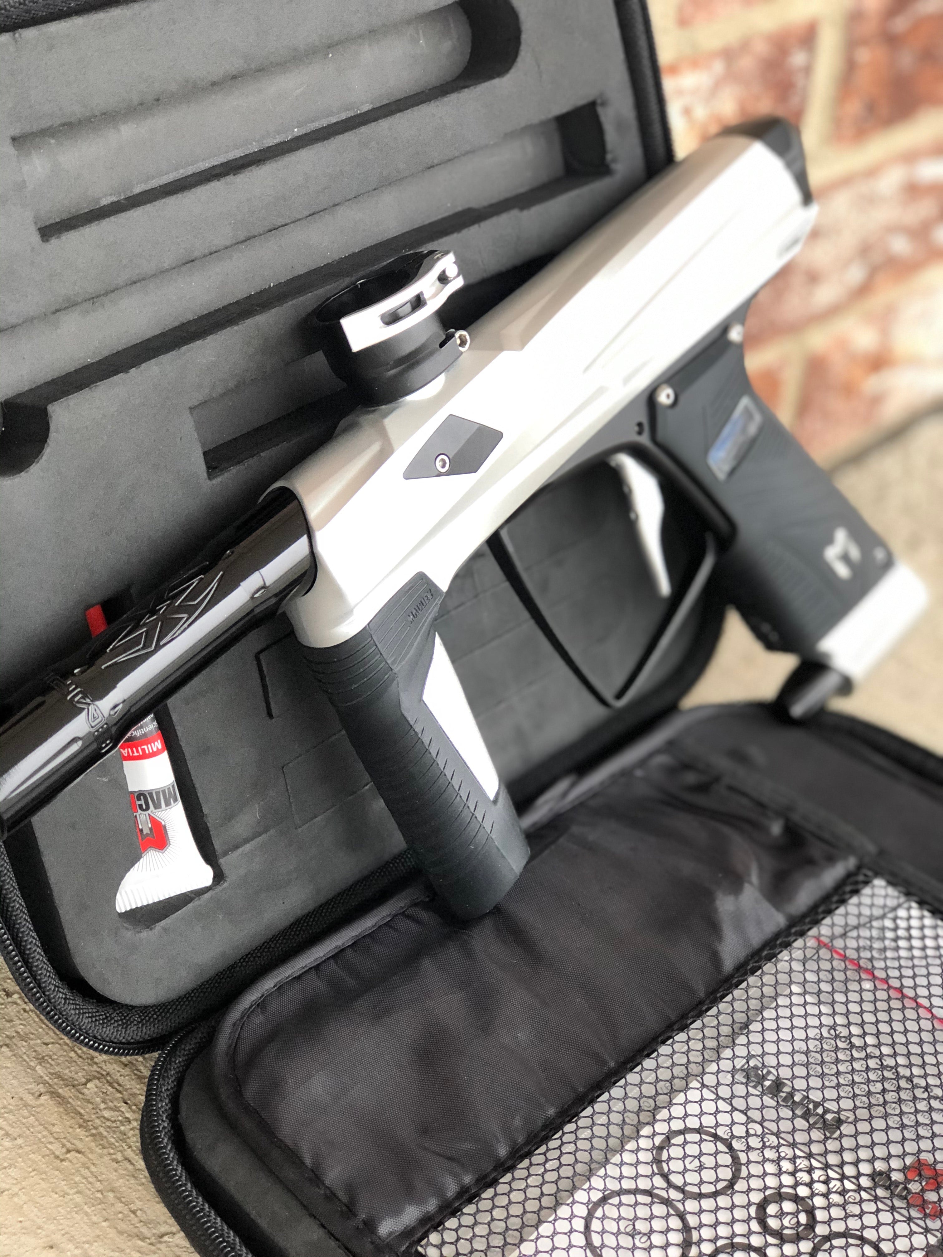 Used MacDev Clone 5 Infinity Paintball Gun - Silver/Black (Stormtroope