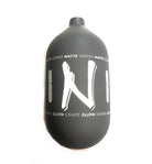 Ninja SL2 68/4500 "Matte Series" Carbon Fiber Paintball Tank BOTTLE ONLY - Grey/White