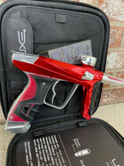 Used DLX Luxe X / Virtue Ace Paintball Gun - Gloss Red / Gloss Silver
