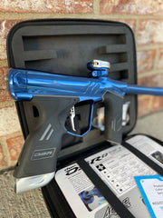 Used Dye DSR+ Paintball Gun - Polished Blue / Dust Silver