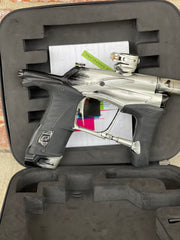 Used Planet Eclipse Ego Lv1.5 Paintball Marker- Silver/Black Fade Custom Anno