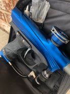 Used Dye Rize Maxxed Paintball Gun - Blue with Gray