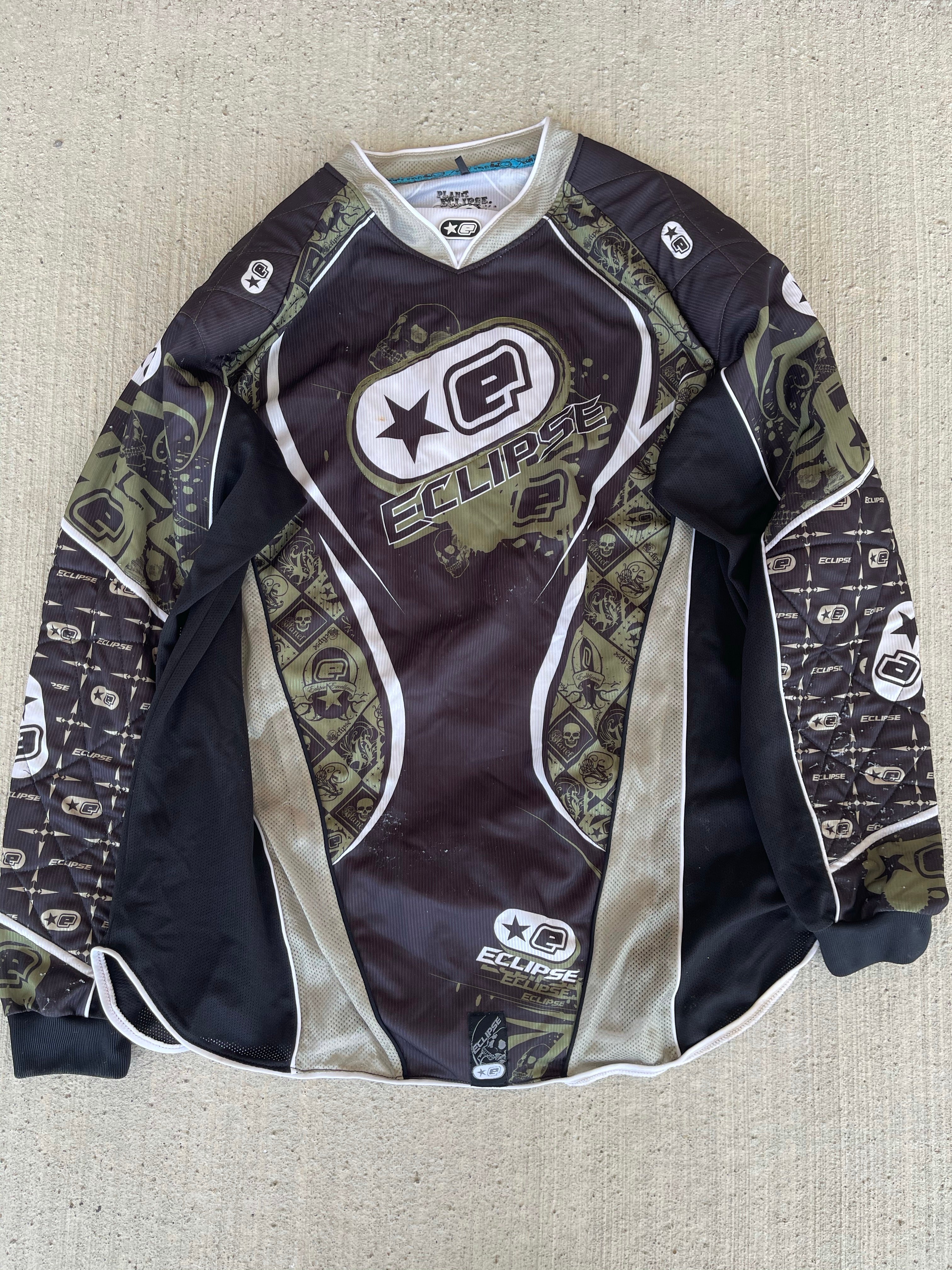 Used Planet Eclipse 2008 Distortion Paintball Jersey - Large