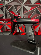 Used DLX Luxe X Paintball Gun - Dust Black Body/Gloss Trigger Frame/Red Accents