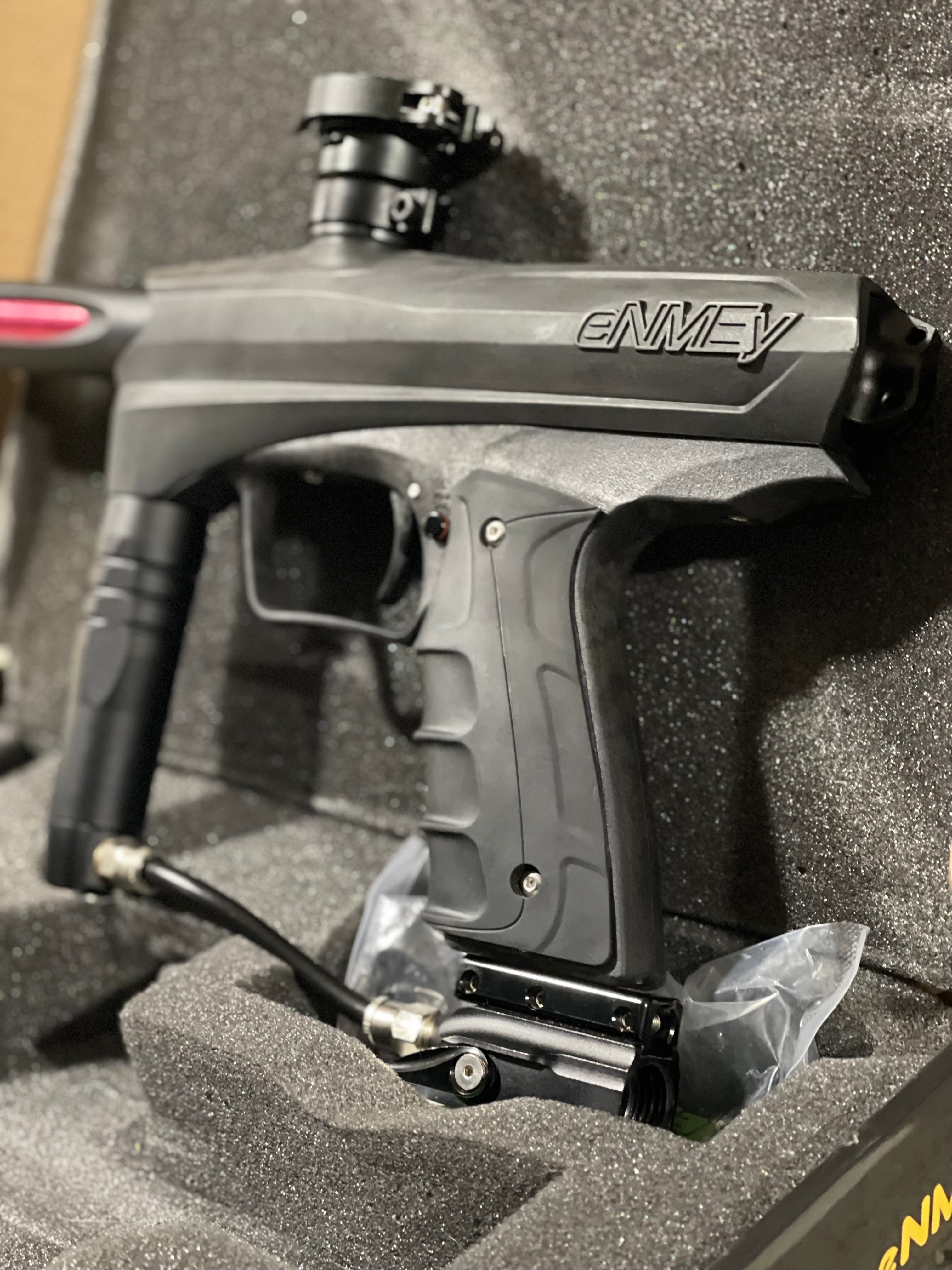 Used GoG Enmey Pro Paintball Marker Black Punishers Paintball