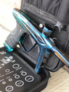 Used DLX Luxe Ice Paintball Gun - Galaxy Teal/Black/Blue