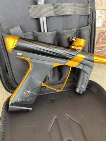 Used MacDev Prime XTS Paintball Gun - Dust Black/Gold