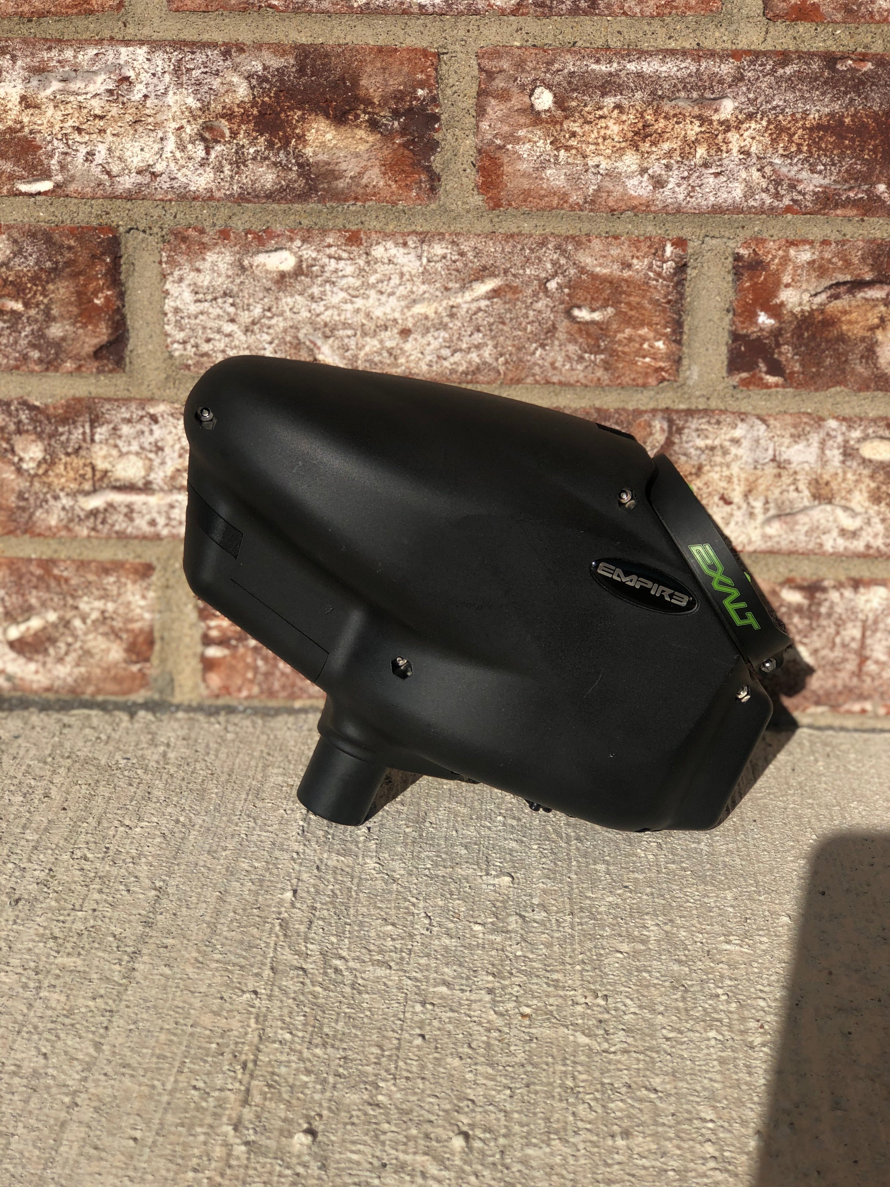 Used Empire Halo 2 Paintball Loader with Exalt Lime Speed Feed